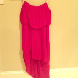 BCBGeneration strapless high low dress BCBGeneration strapless high low dress