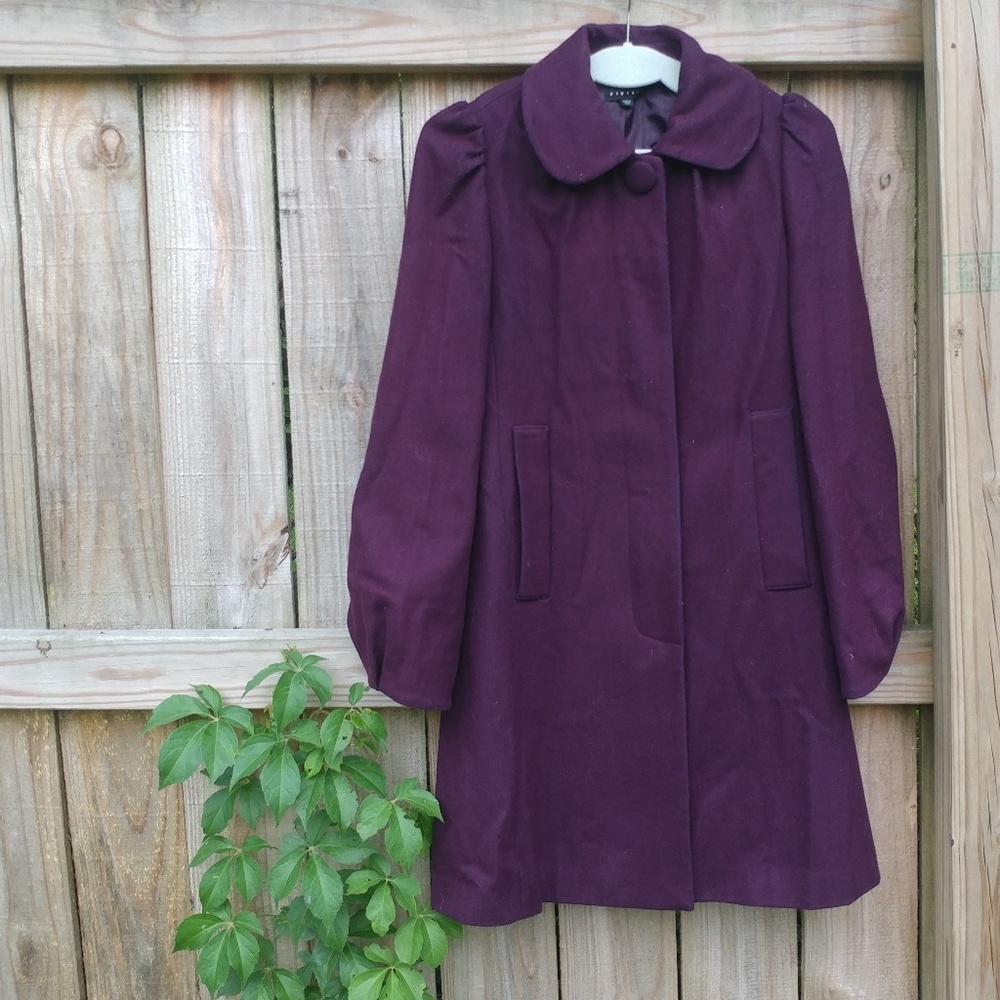 Sisley Dark Plum Coat