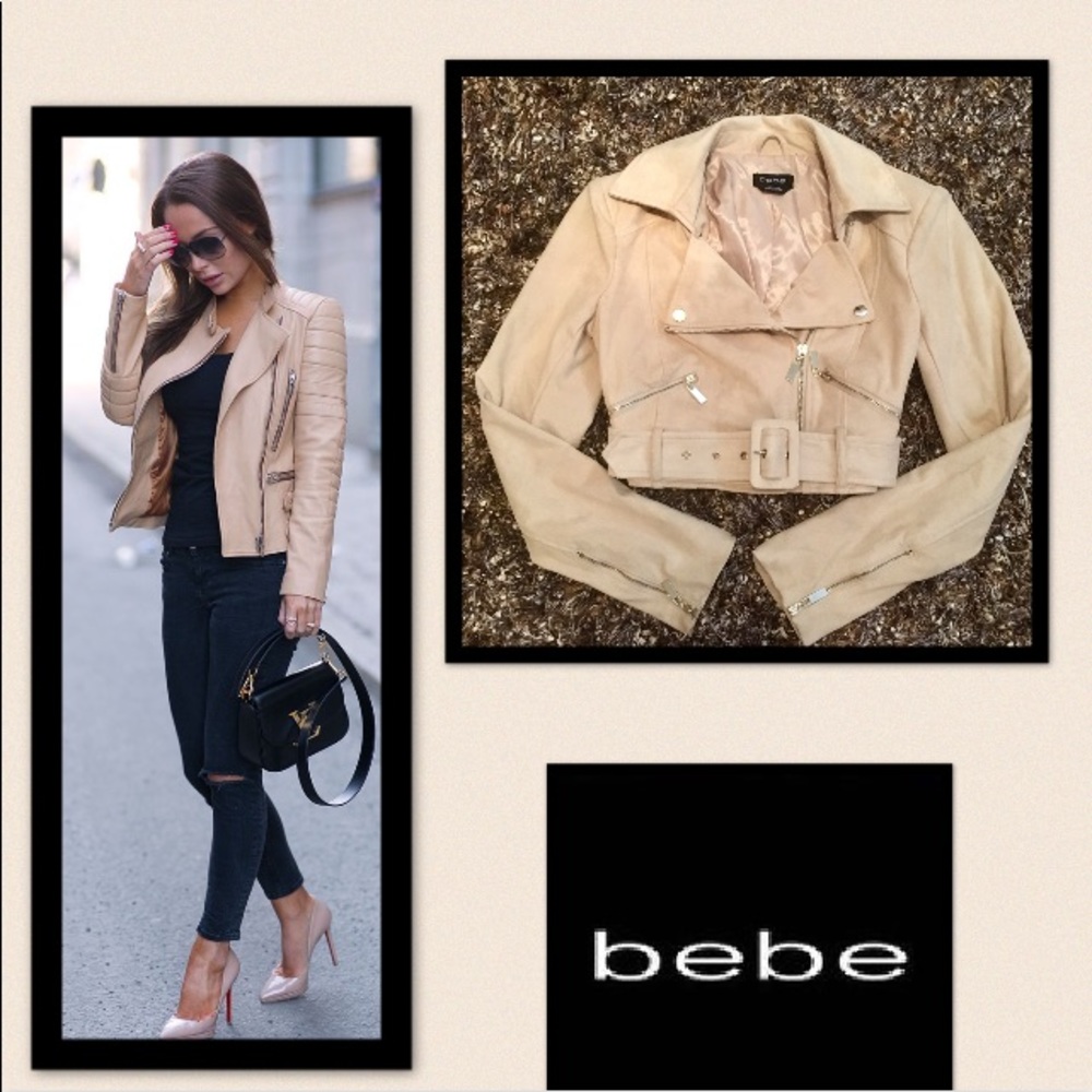 Bebe cream Moto jacket