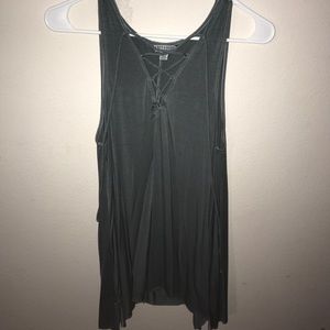 American Eagle green/gray tank top