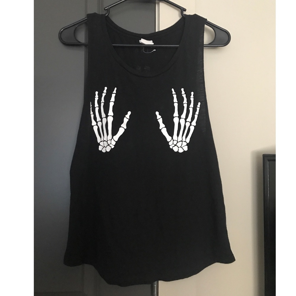 RARE Hands Off PINK! Halloween collection tee