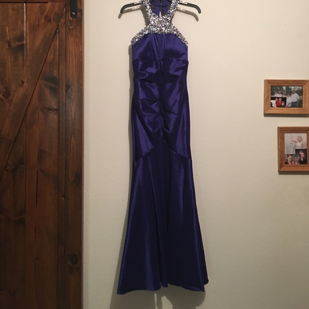 Royal Blue Prom Dress - Picture 5 of 8