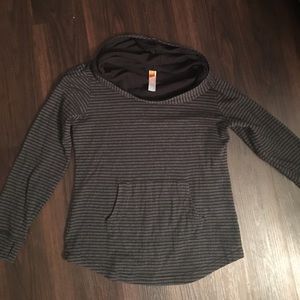 Cowl neck sweatshirt