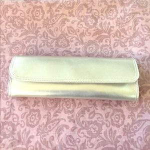 Silver clutch purse from GAP NWT