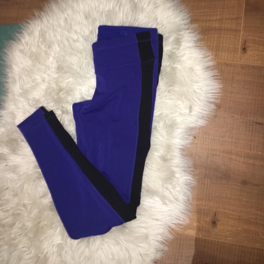 Athleta Polartec Tuxedo Stripe Tights