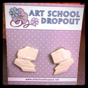 Art School Dropout Computer Earrings
