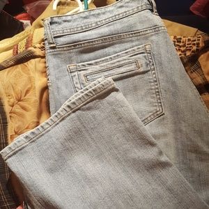 Chico's medium blue wash denim jeans