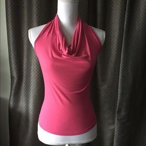 Women’s small pink halter top