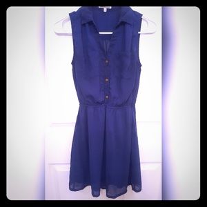Navy Blue Charlotte Russe Dress