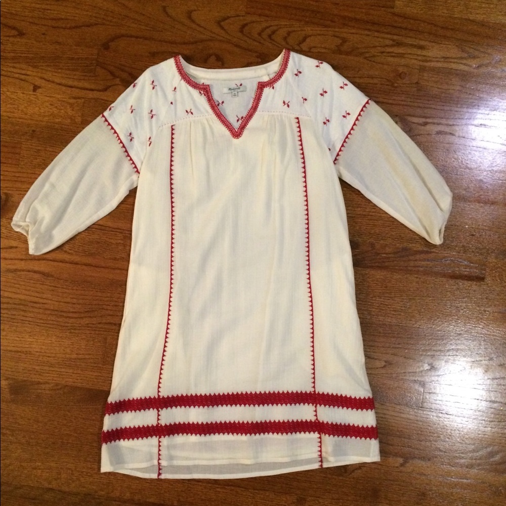 Madewell Embroidered Dress