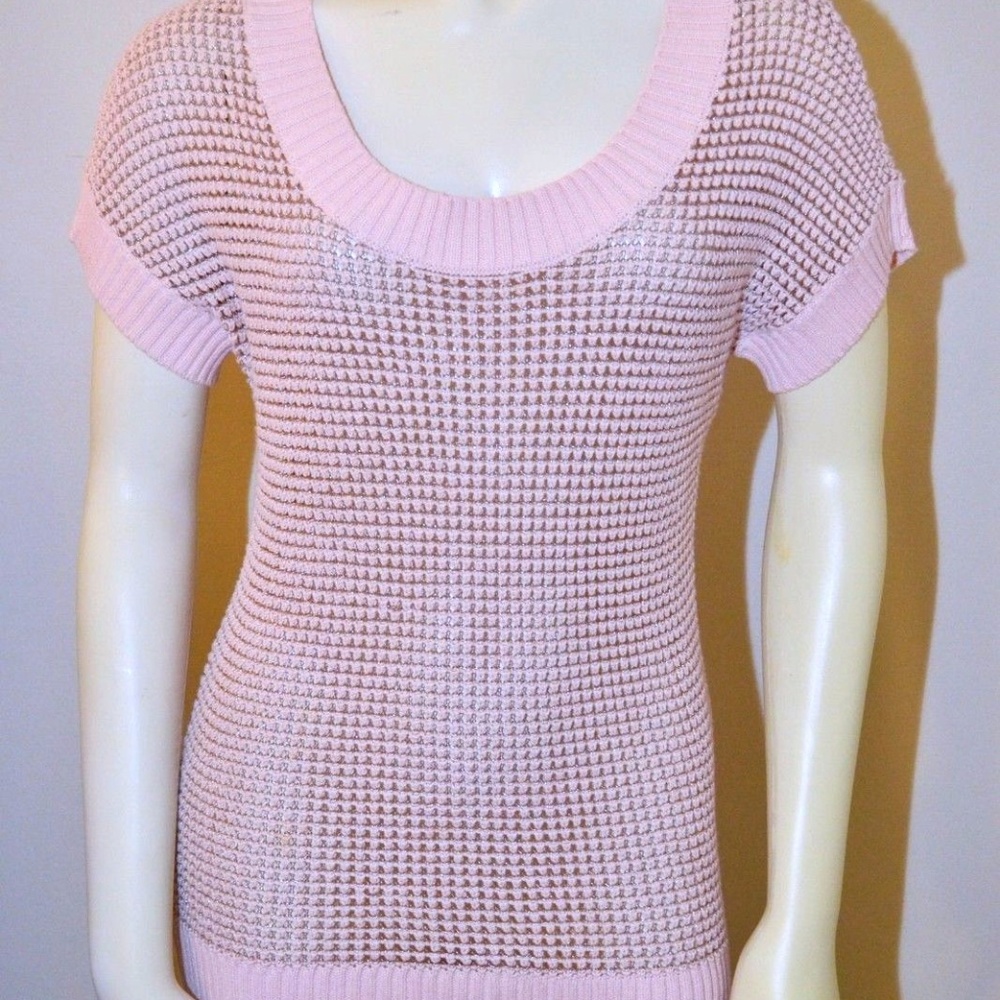 Small ANN TAYLOR Pink Sweater Top
