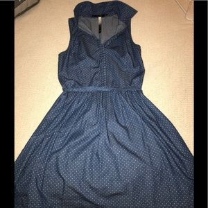 LIKE NEW Kenzie Polka dot jean dress