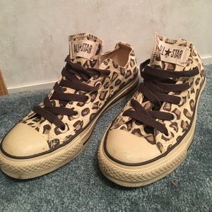 Cheetah Print Converse
