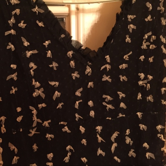 Otto d'Ame midi dress, size 4. Black/ivory - Picture 2 of 3