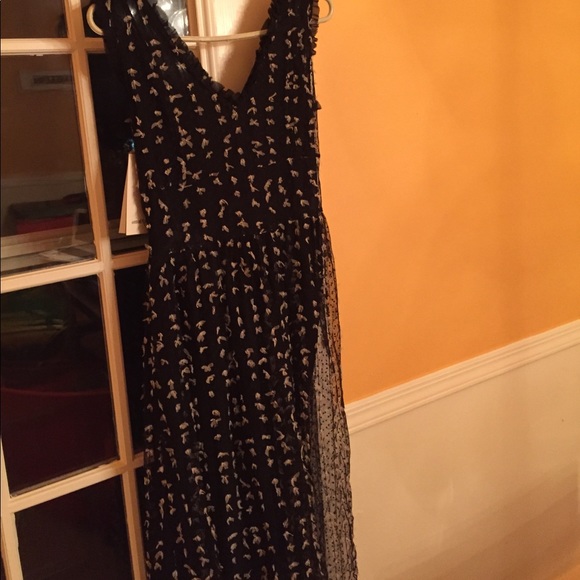 Otto d'Ame midi dress, size 4. Black/ivory - Picture 3 of 3