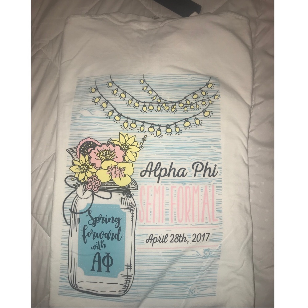 SOLD! Alpha phi tee