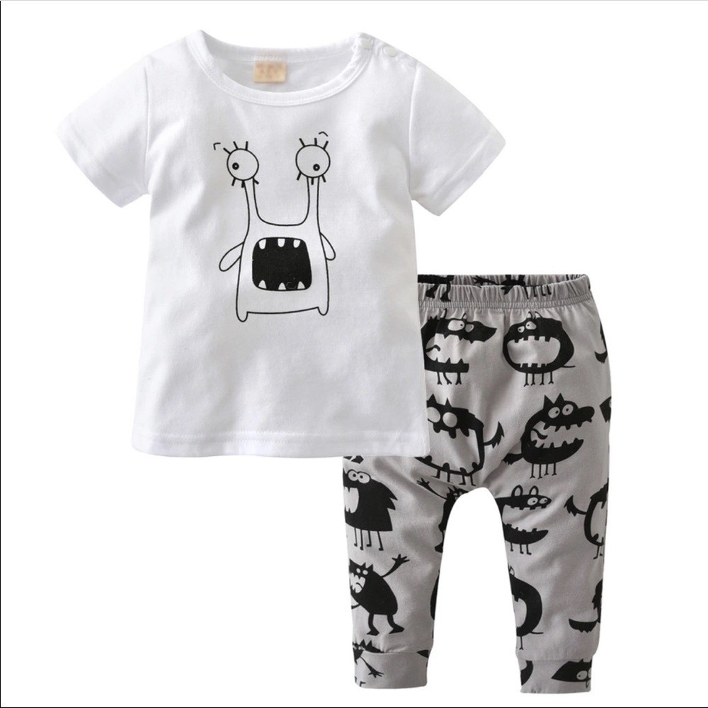 Coming Soon, 2pc Monster Baby outfit