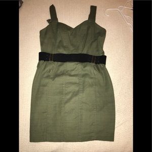 Army green BCBG dress