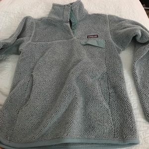 Blue Patagonia sweatshirt