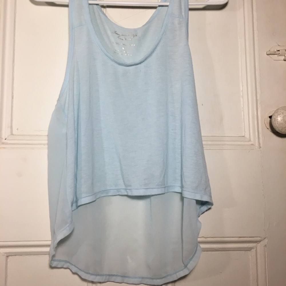Sky blue tank top - Picture 1 of 2