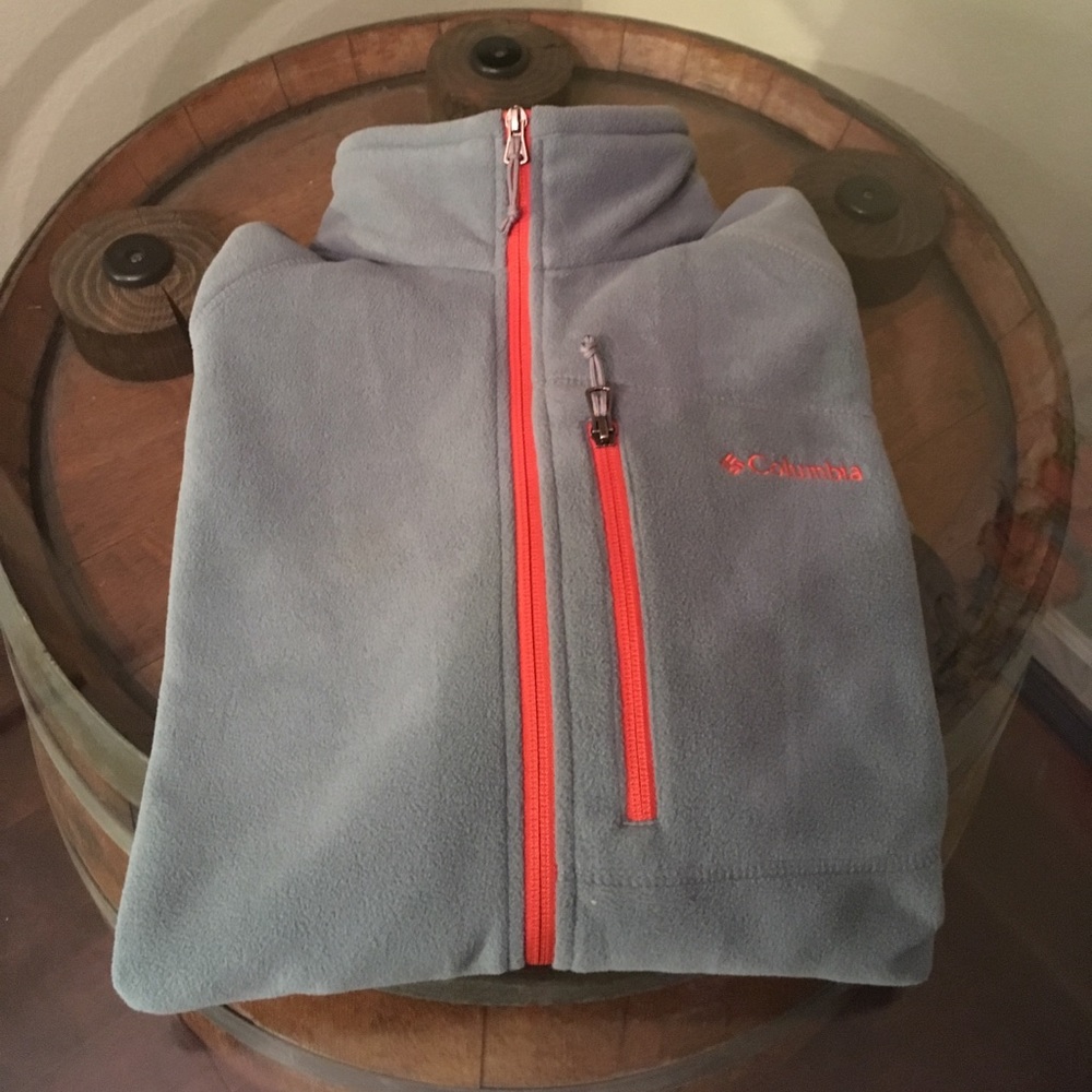 Columbia fleece full zip sweater size xxl