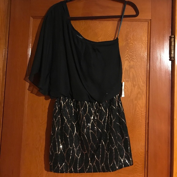 As U Wish Dresses & Skirts - One Shoulder Mini Formal Dress