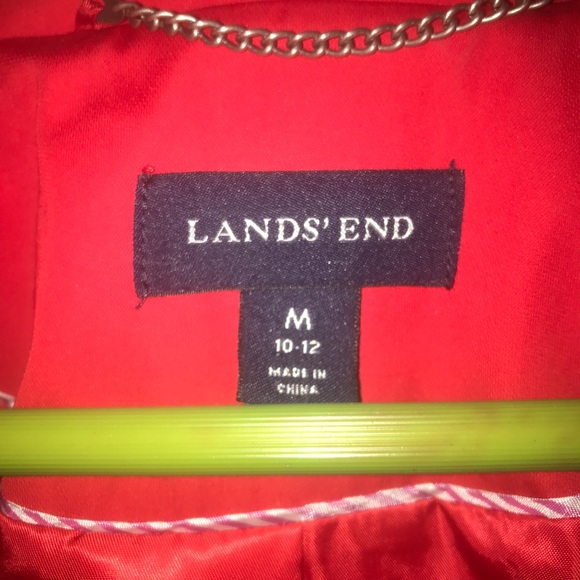 WINTER SALE!❄️LANDS END red jacket ❤️ - Picture 3 of 4