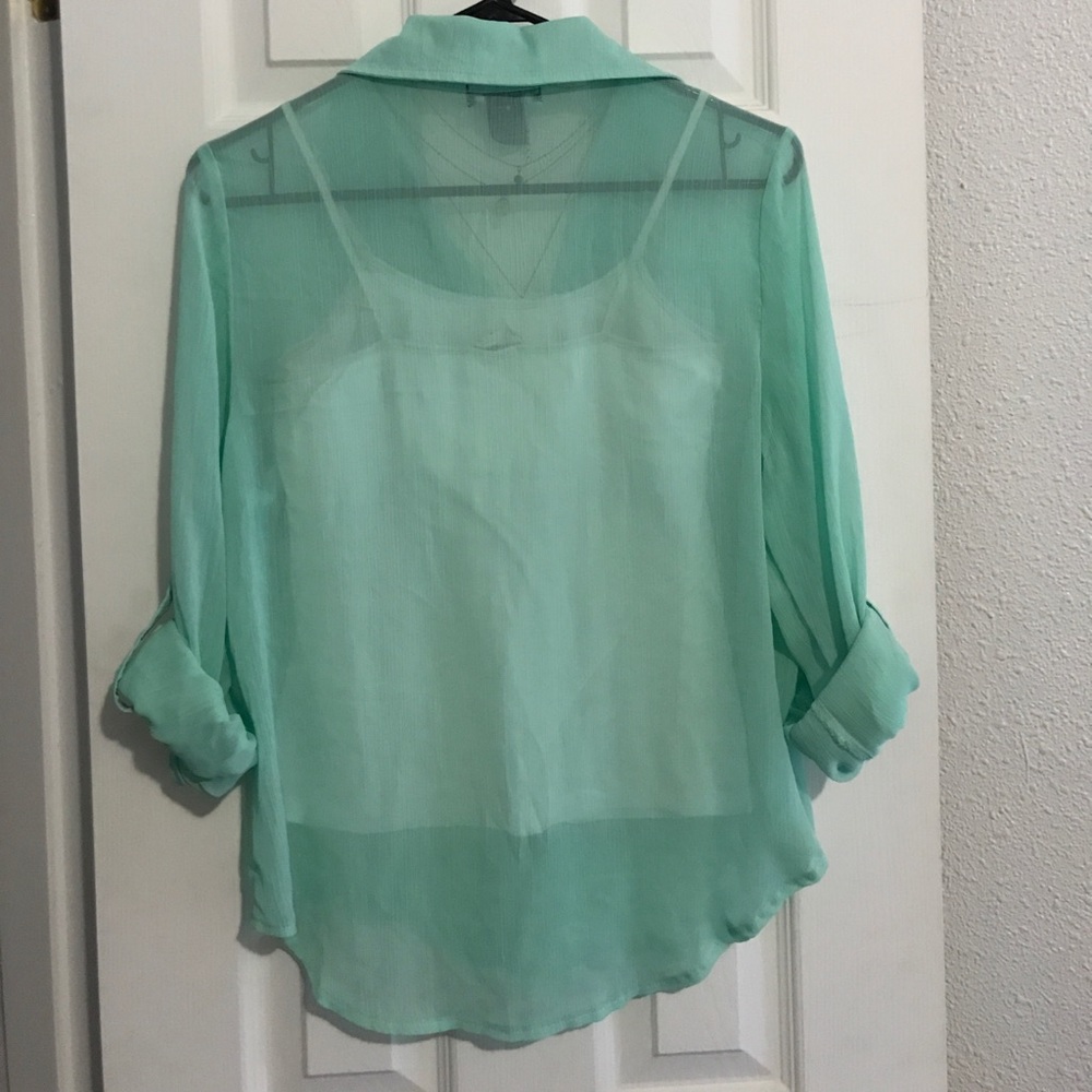 button down blouse - Picture 2 of 6