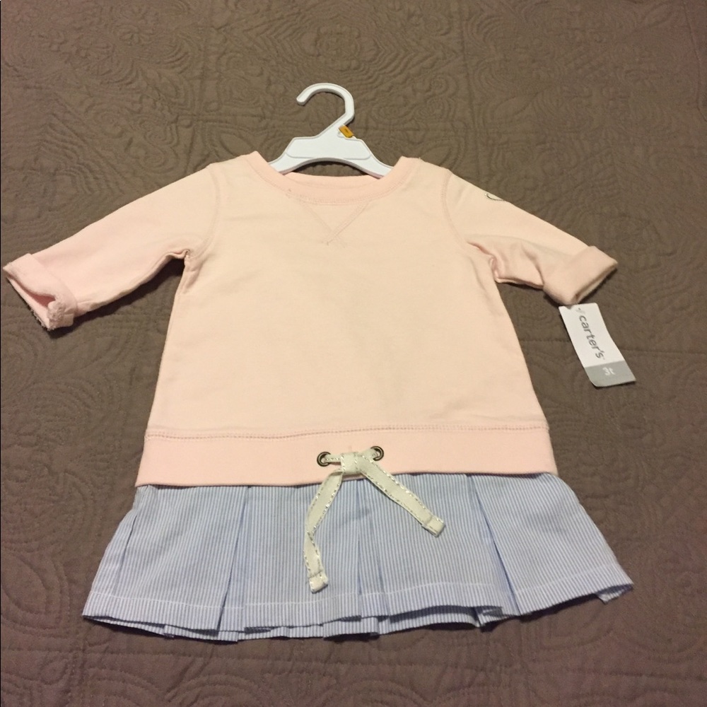 Carters 3T girls pink sweater