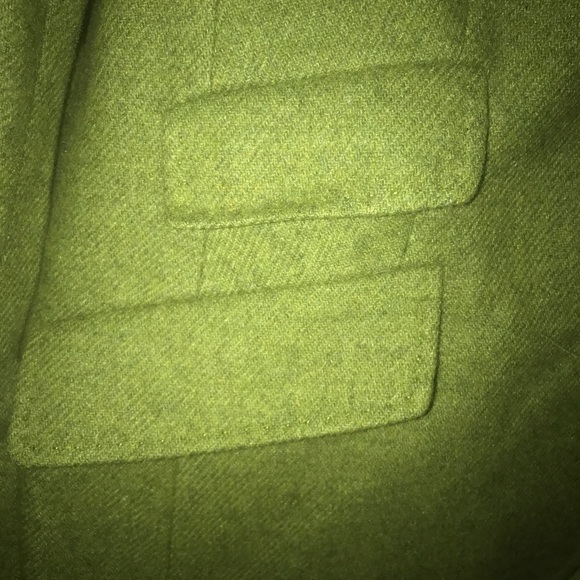 TALBOTS green wool winter coat - Picture 2 of 5