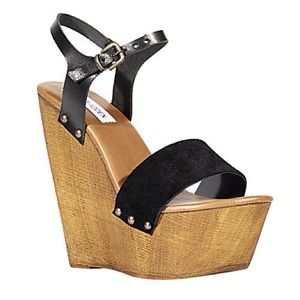 Steve Madden "Behold" Wooden Wedges
