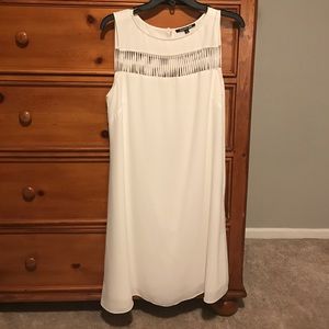 White simple dress