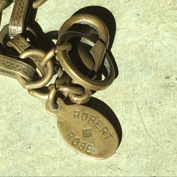 ❗️SALE ❗️ROBERT ROSE Brass Necklace - Picture 3 of 3