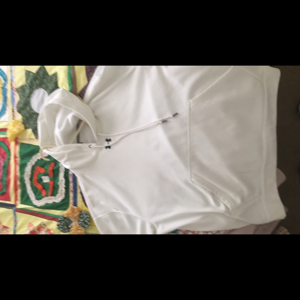 Under Armour White Hoodie sweatshirt