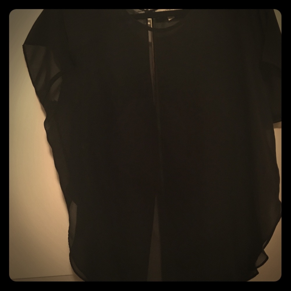 Sheer Black Shirt