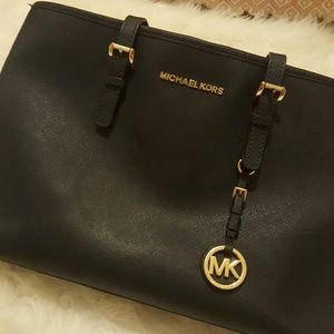 Navy blue Michael Kors bag