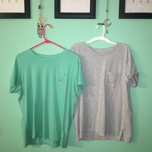 🌟Vineyard Vines BUNDLE🌟 teal and gray tees