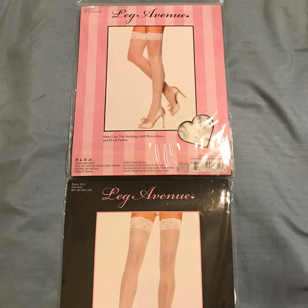 Leg Ave thigh hi lace tops