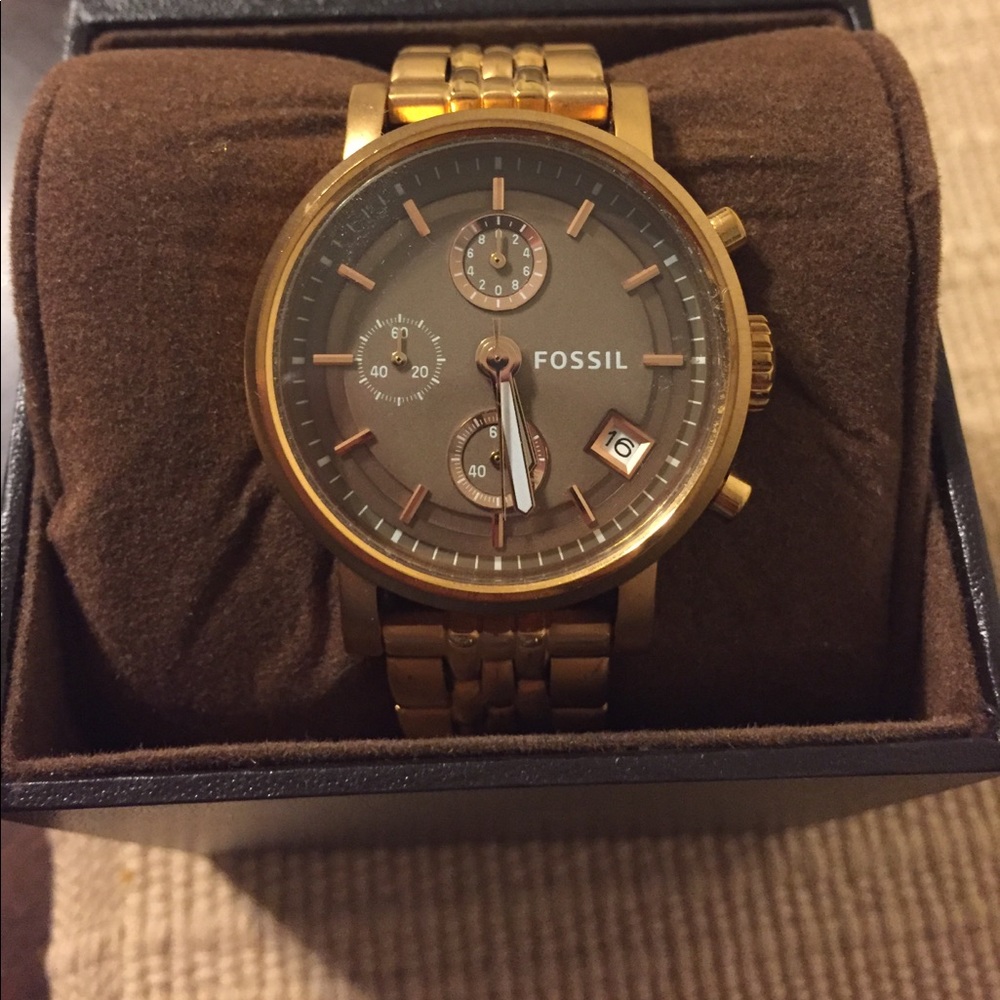 Fossil Rose Gold Watch