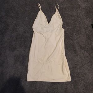 Cream mini dress