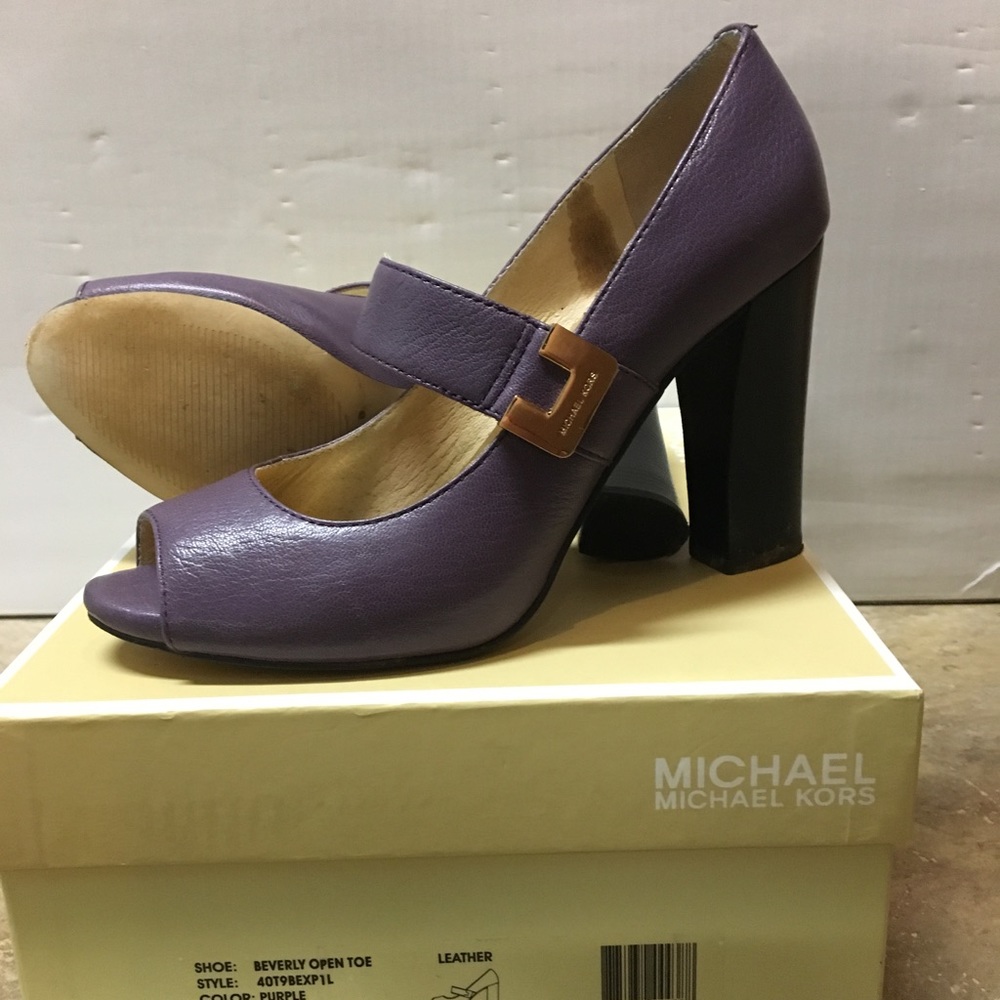 Shoes Beverly open toe leather