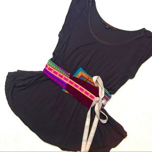 Anthropologie obi-belted top, GUC
