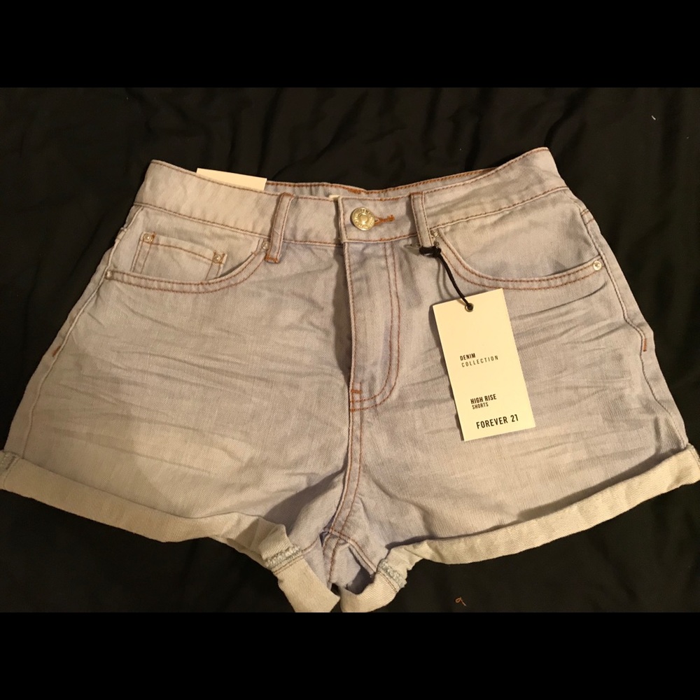 NWT High-rise denim shorts from Forever 21