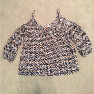 Cold shoulder blouse by One Clothing