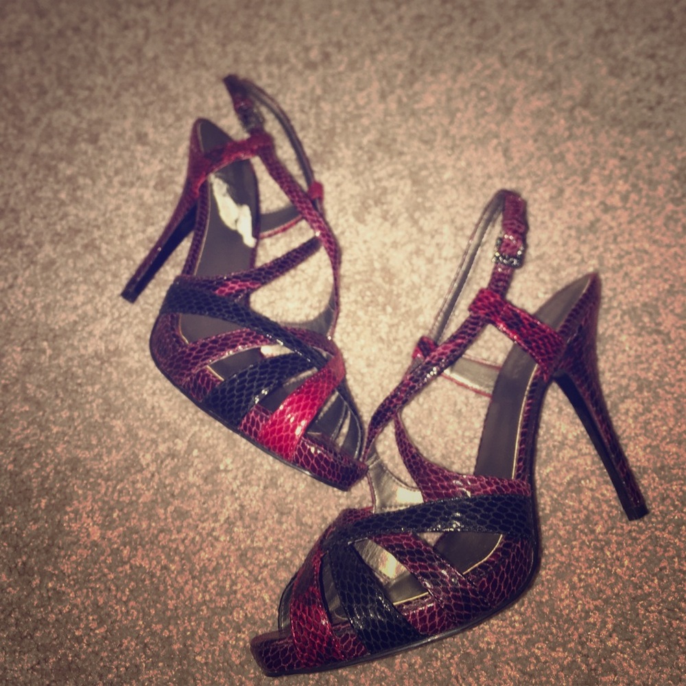 Nine West Dark Red Heels