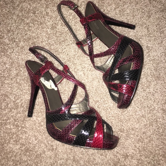 Nine West Dark Red Heels - Picture 3 of 7