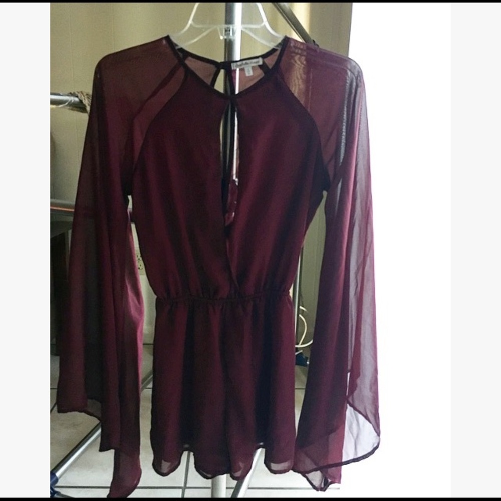 🌹Flowy Purple Romper 🌹