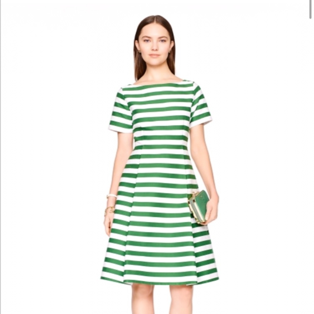 Kate Spade: Striped Fit and Flare Dress