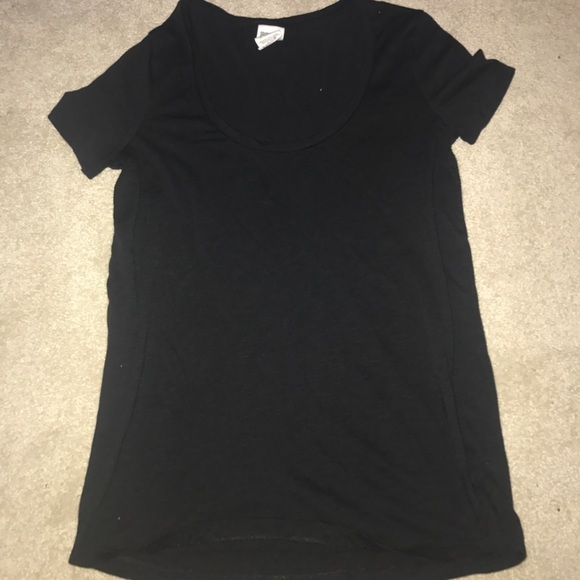 PINK black scoop neck tshirt - Picture 1 of 3