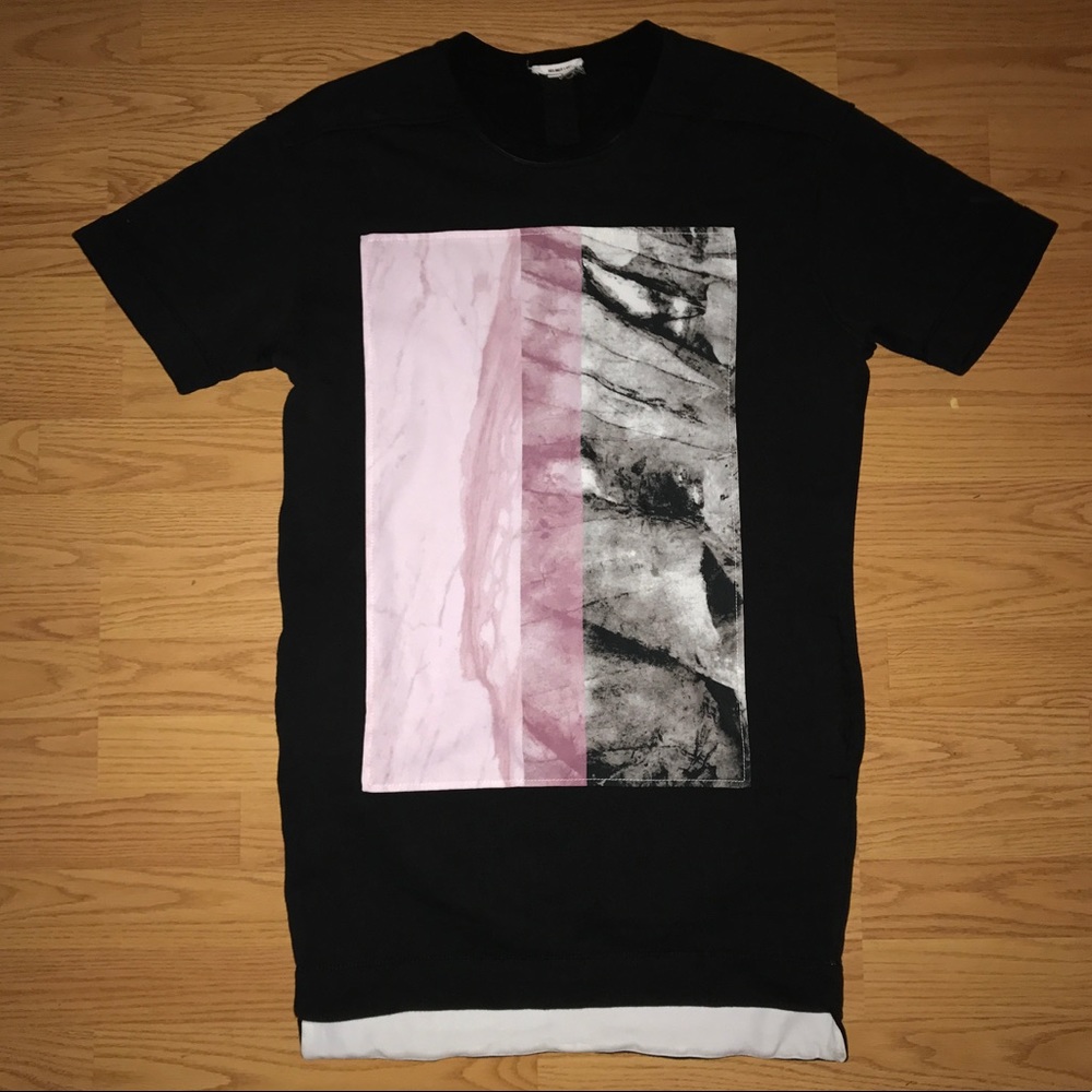 Helmut Lang Black Mason Graphic Sweatshirt T-shirt